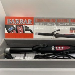 NEW!! BARBAR Tourmaline Barrel BAR-1200 Professional IRON 25mm -1”